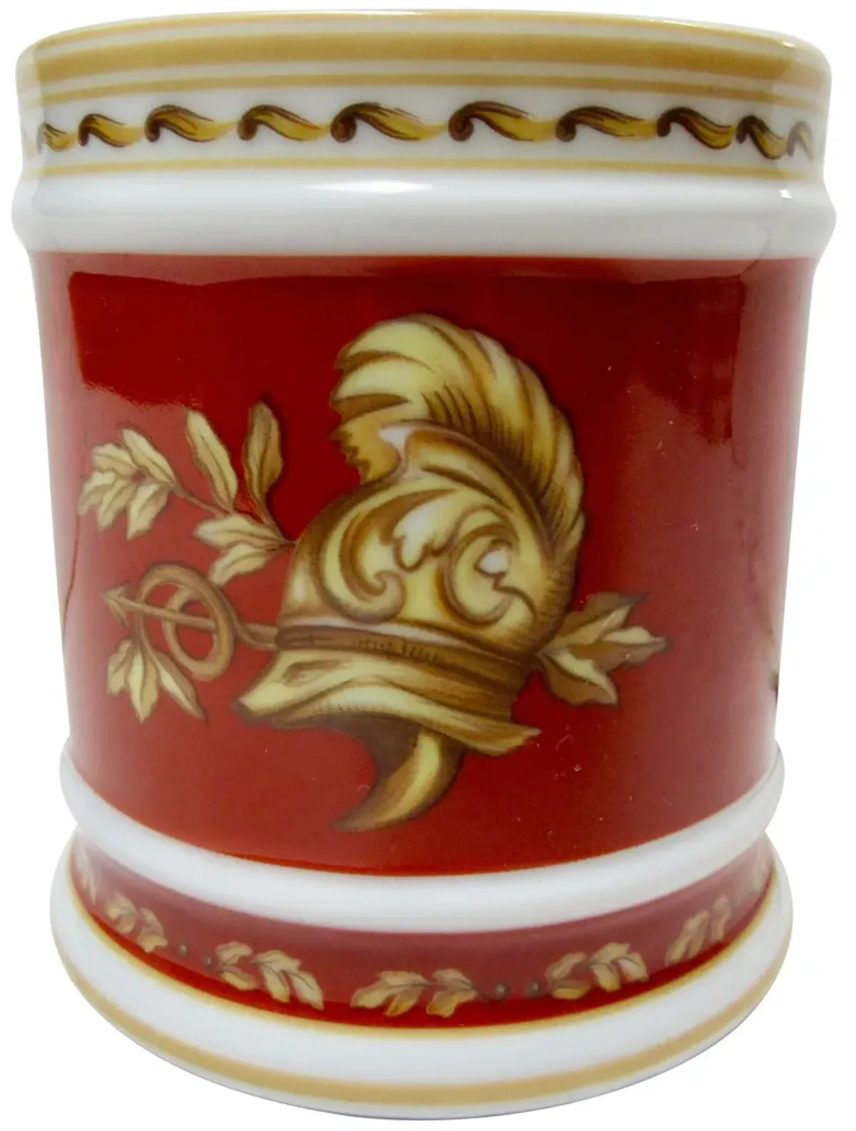 Raynaud Limoges French Pen Holder - The Emporium Ltd. - Red