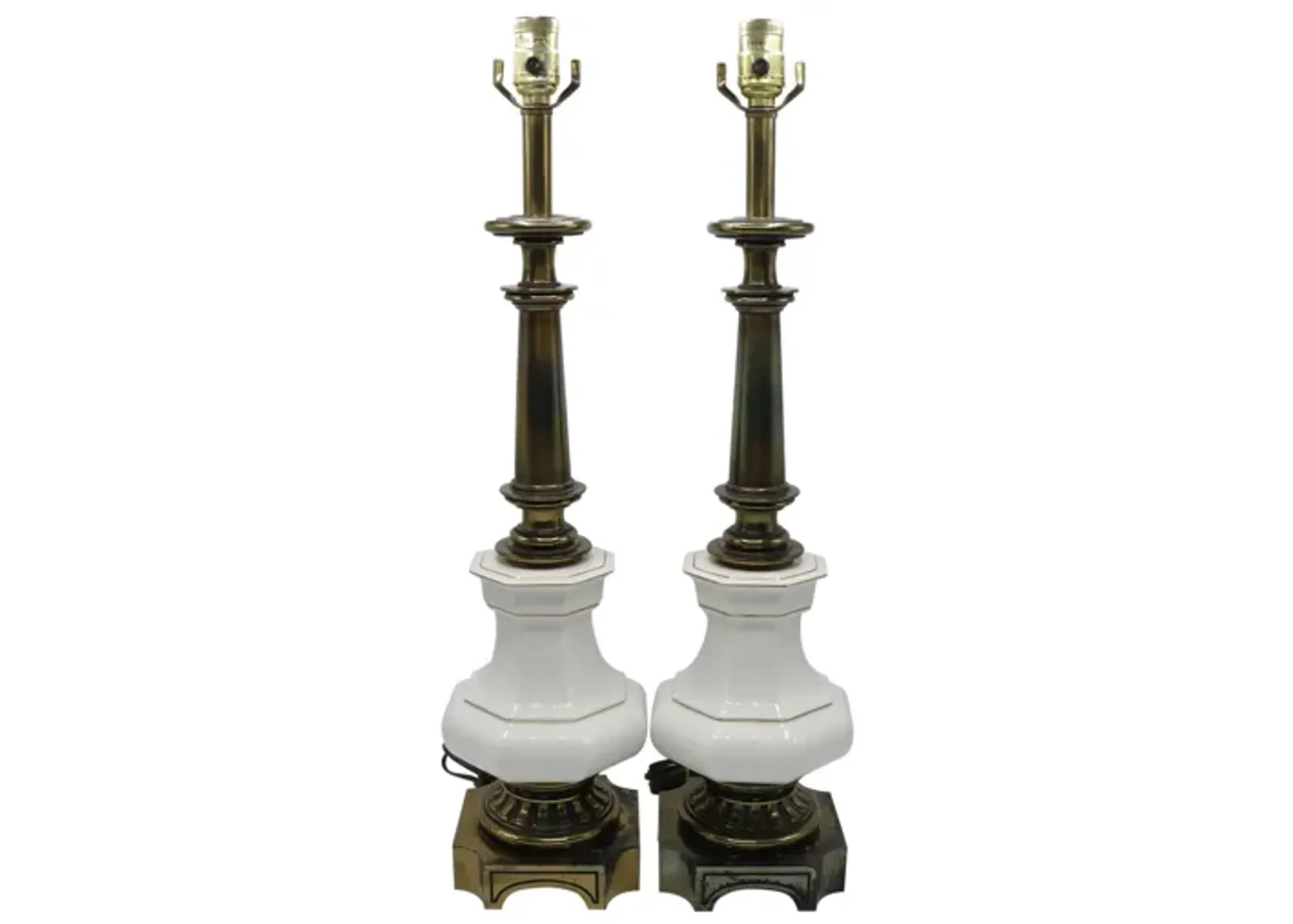 French Empire Style Table Lamps - a Pair - Interesting Things