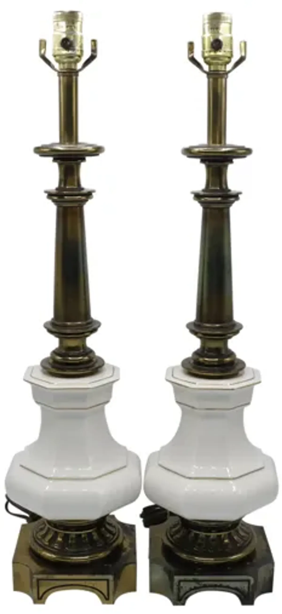 French Empire Style Table Lamps - a Pair - Interesting Things