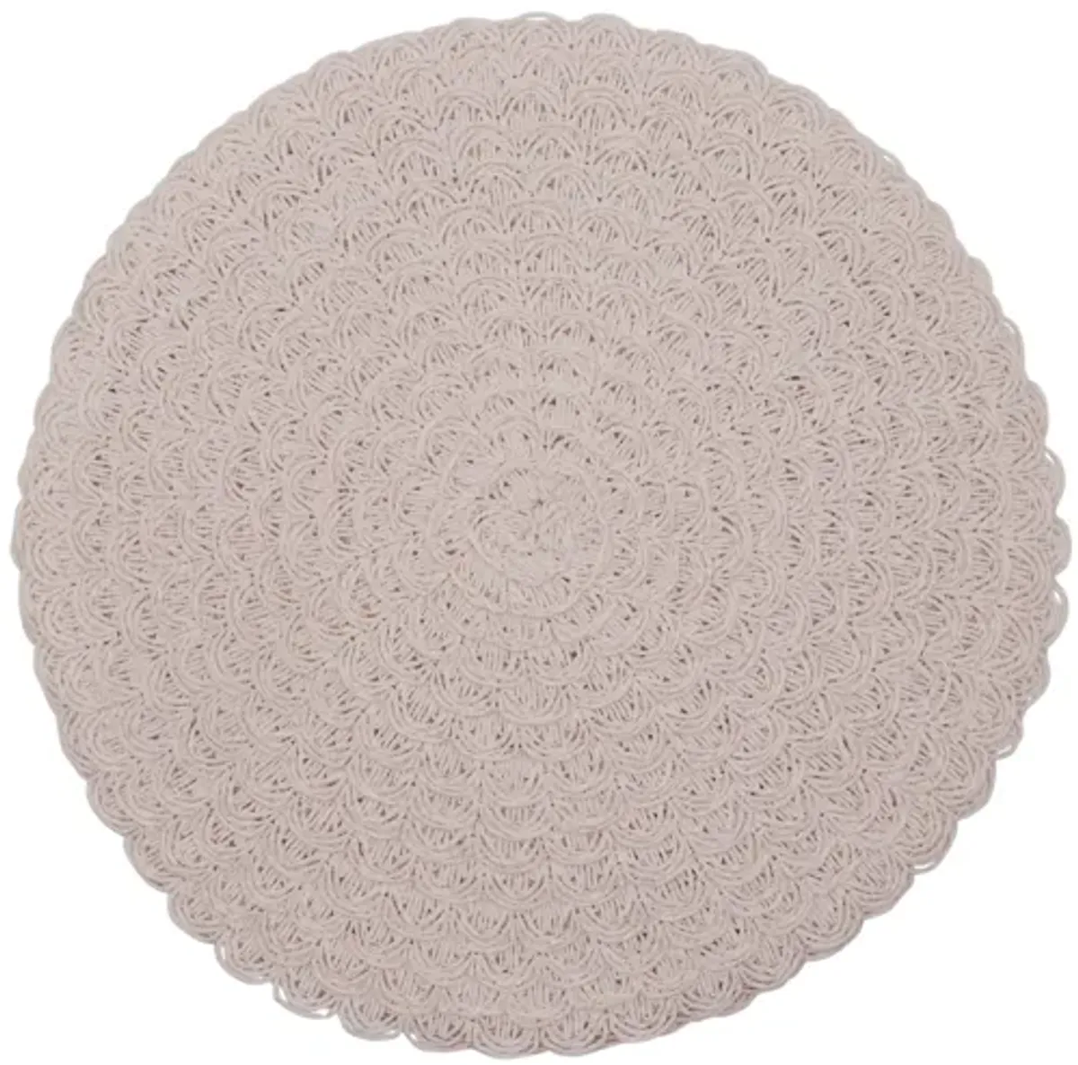 Round Crocheted Placemats - Set of 4 - Interesting Things - Pink