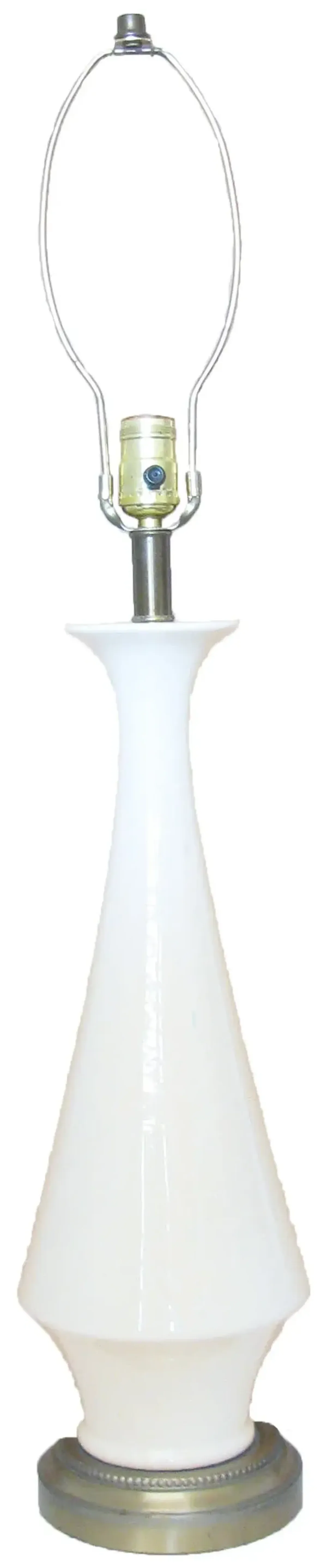 Tall Danish Modern Lamp with Shade - Chez Vous