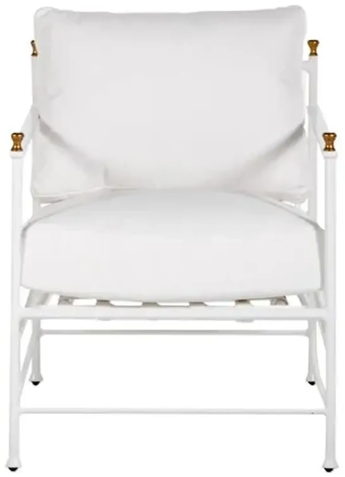 Frances Outdoor Lounge Chair - White