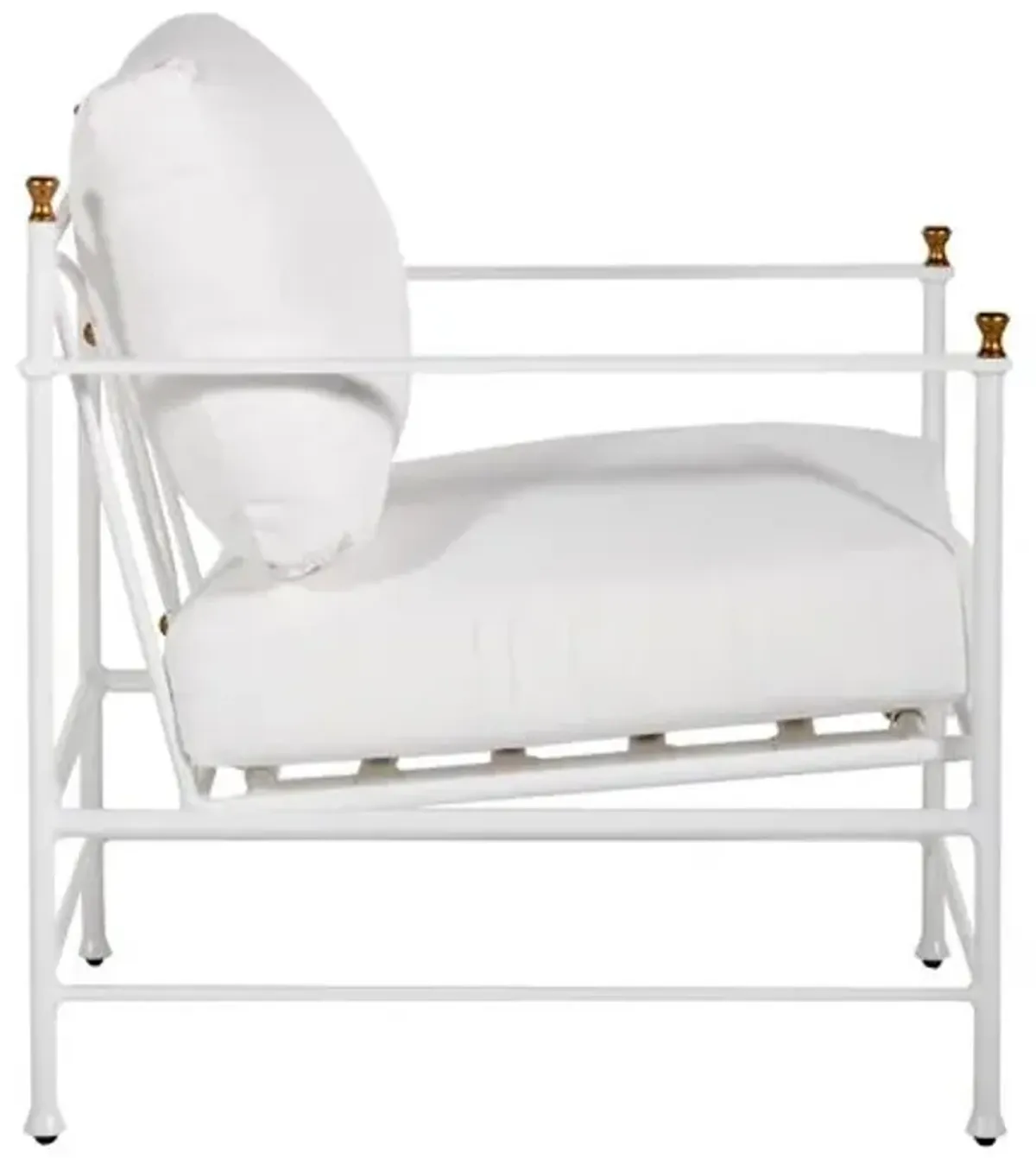 Frances Outdoor Lounge Chair - White