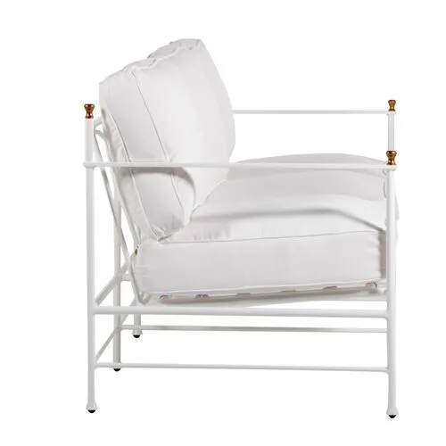 Frances Outdoor Sofa - White