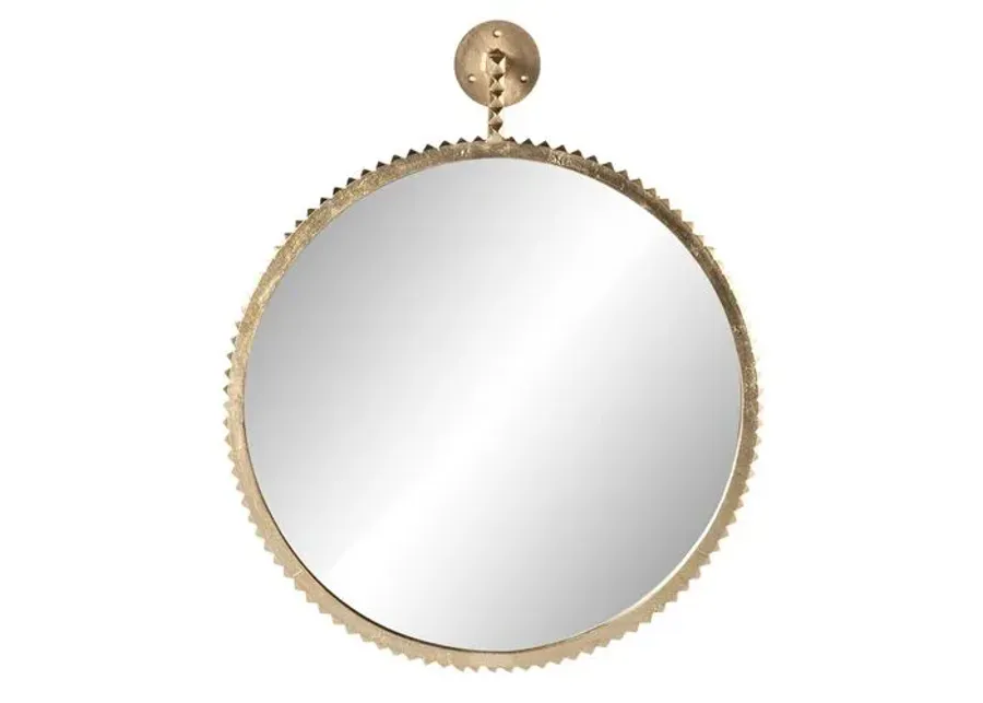 Luis Large Mirror - Aged Gold