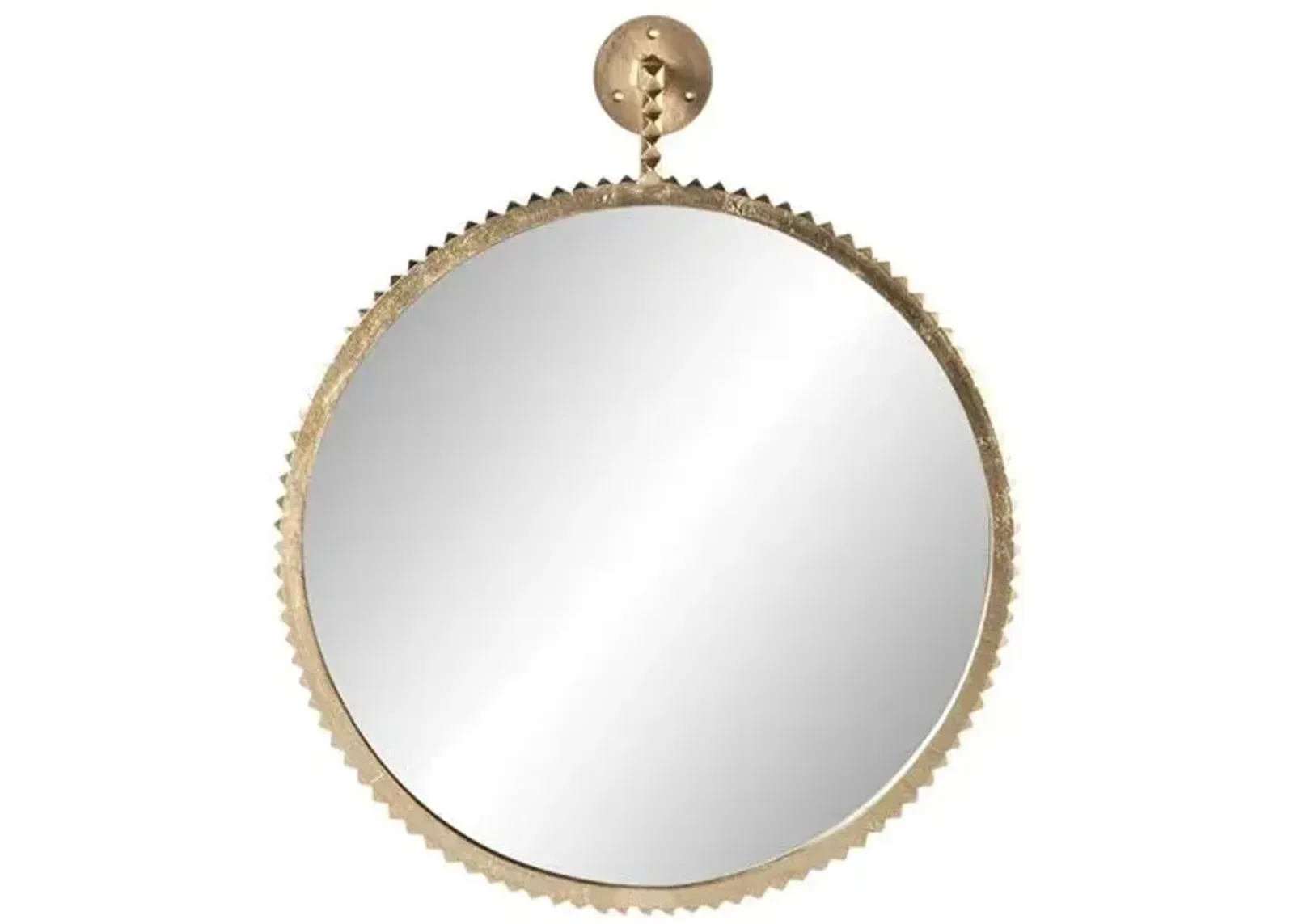 Luis Large Mirror - Aged Gold