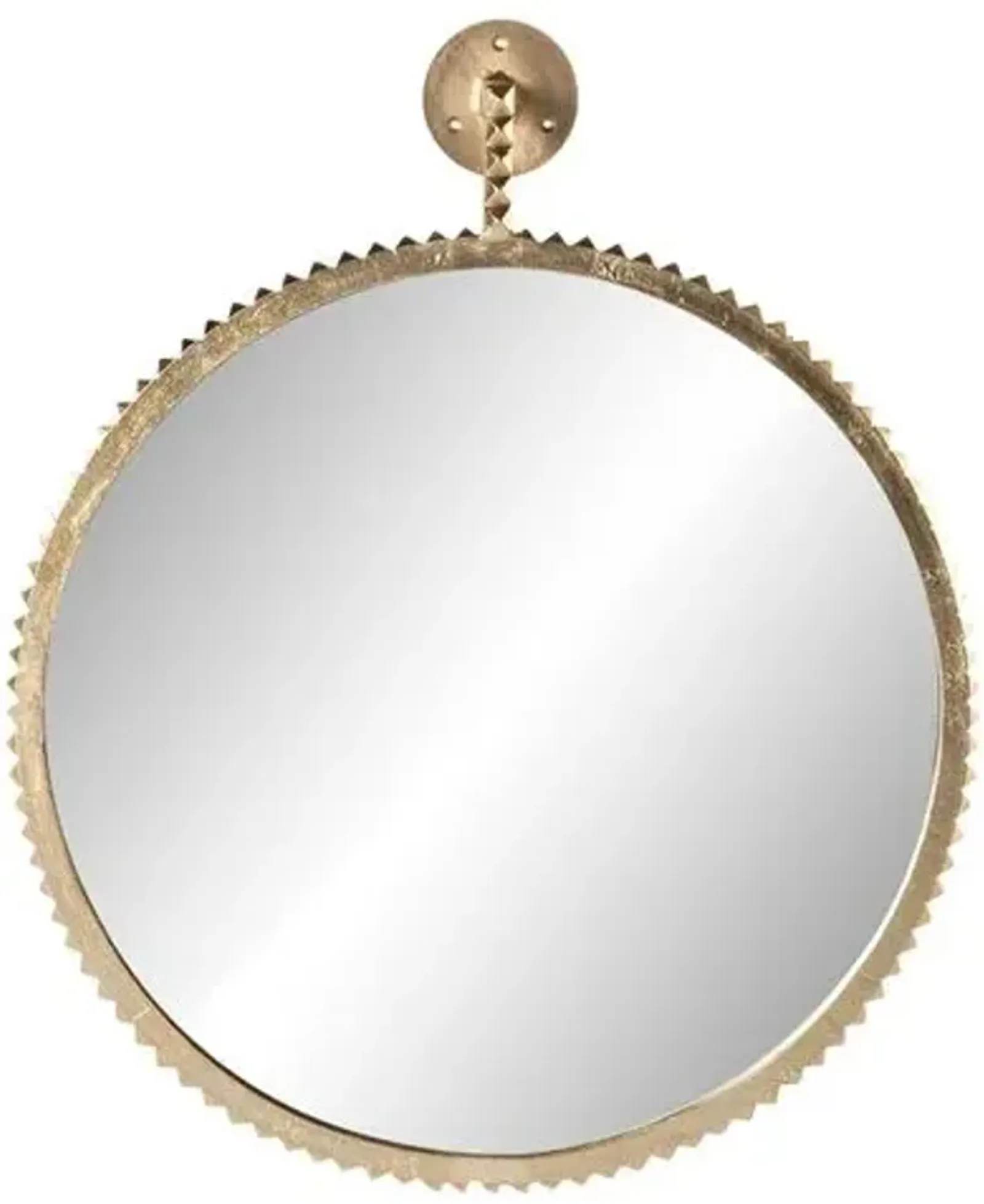 Luis Large Mirror - Aged Gold