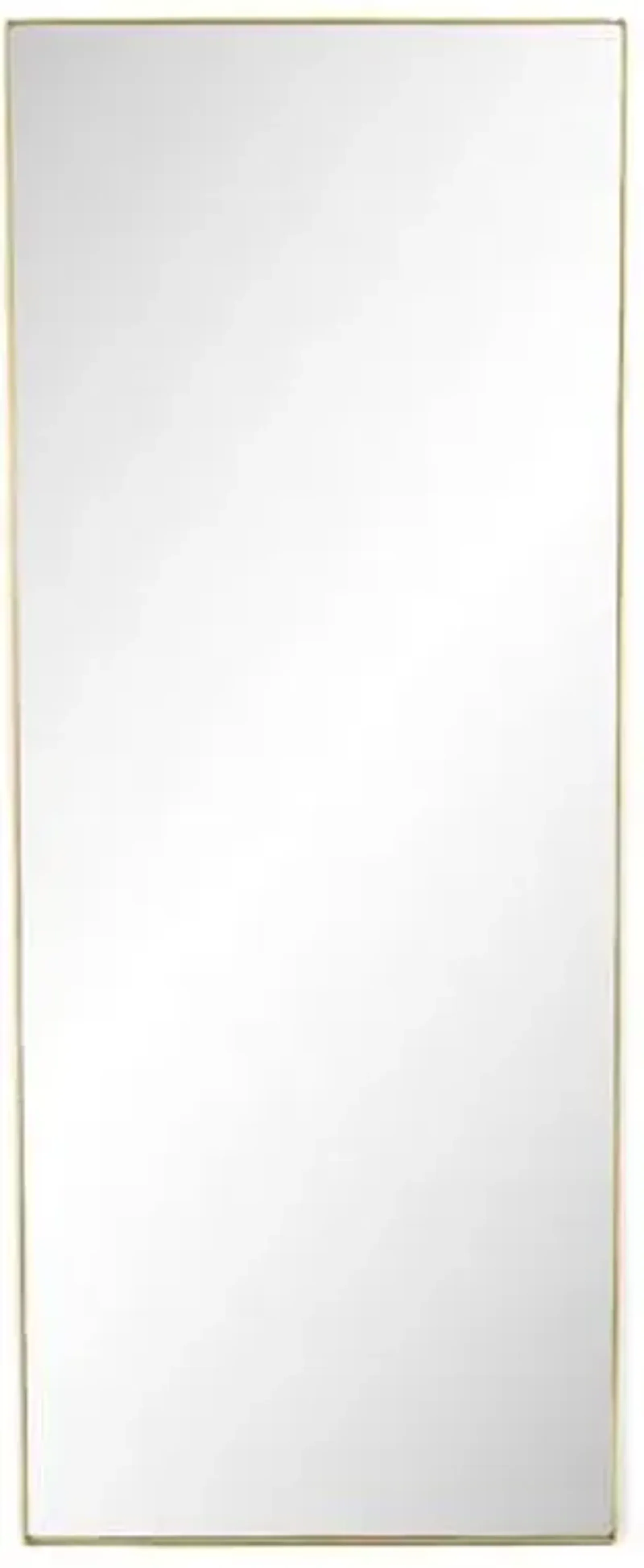 Odin Polished Brass Floor Mirror - Polished Brass