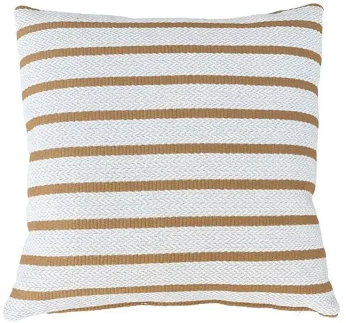 Kolton 22x22 Pillow - Honey Stripe - Kim Salmela
