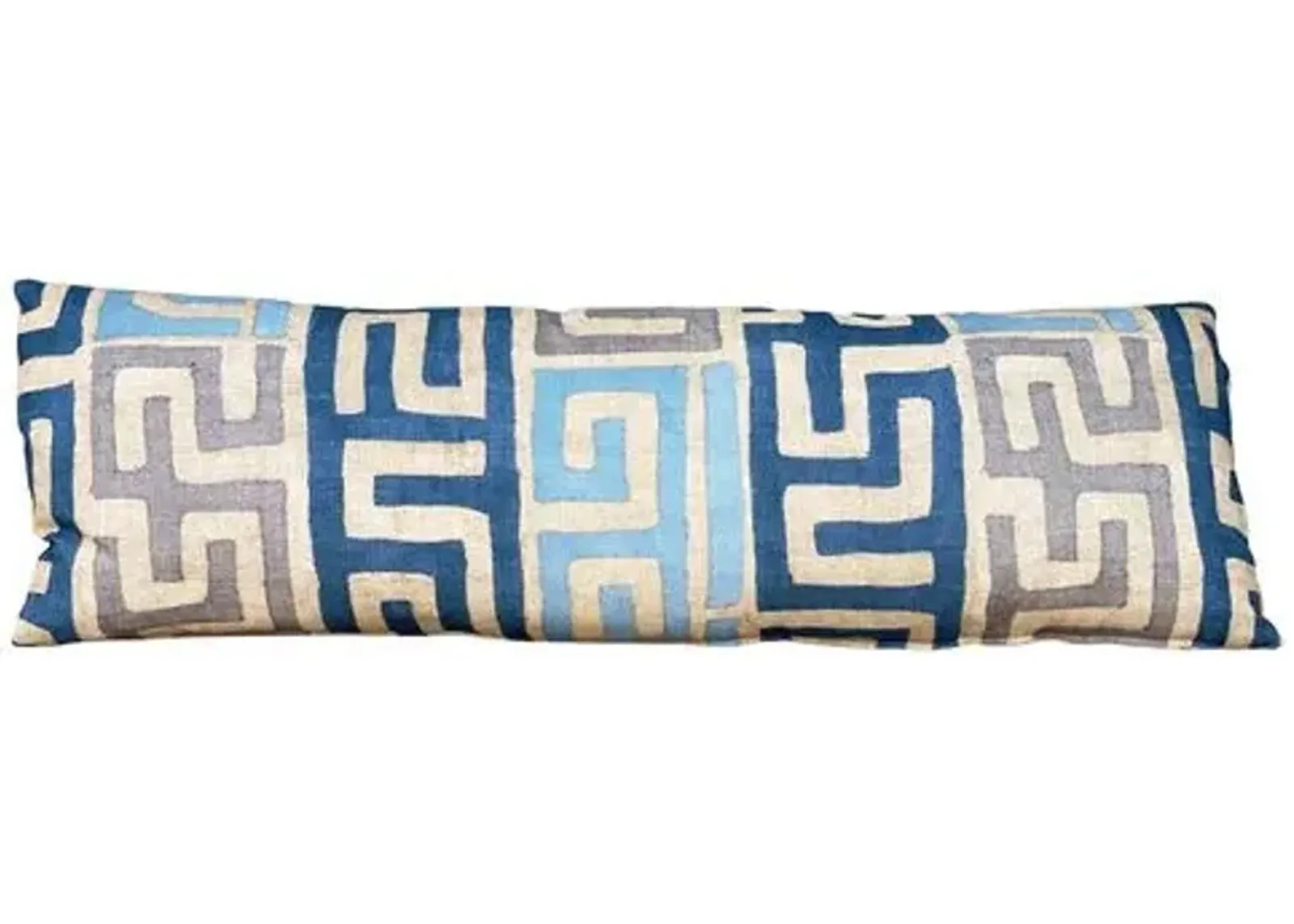 Kumba 13x40 Body Pillow - Aqua/Sand - Kim Salmela