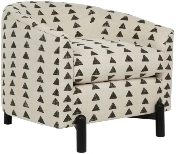 Nelson Curved Accent Chair