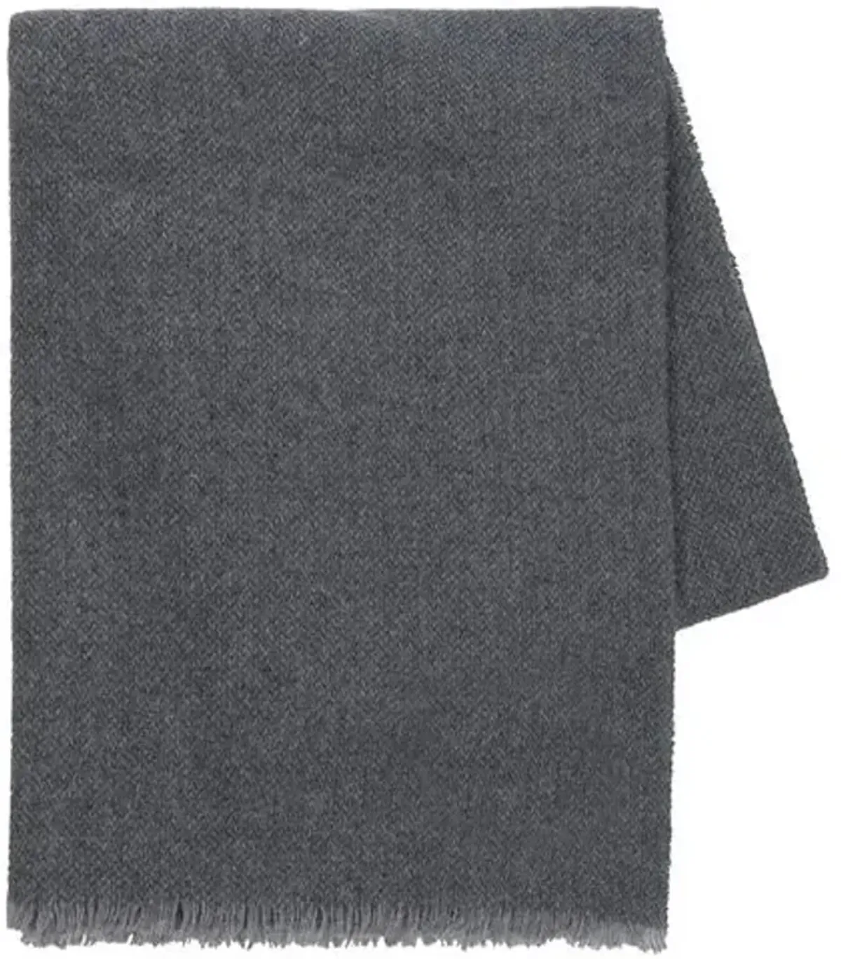 Italian Luna Cashmere Throw - Lands Downunder - Gray