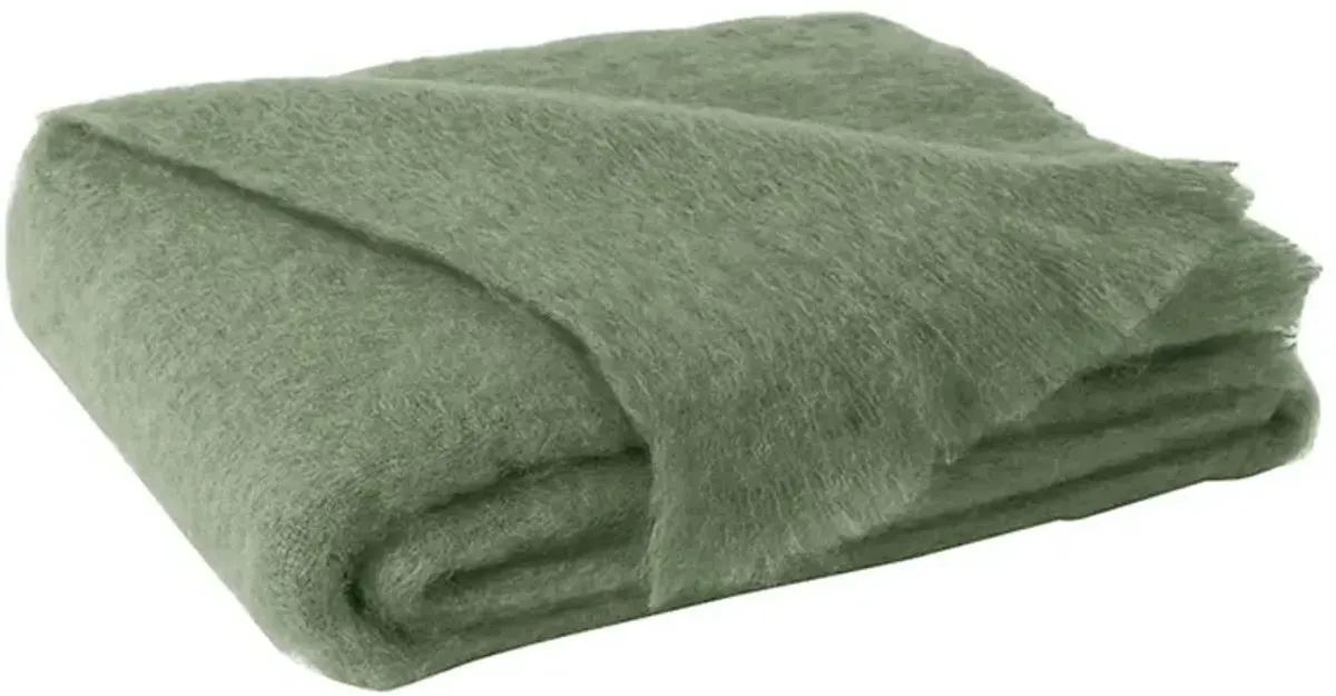 Brushed Mohair Throw