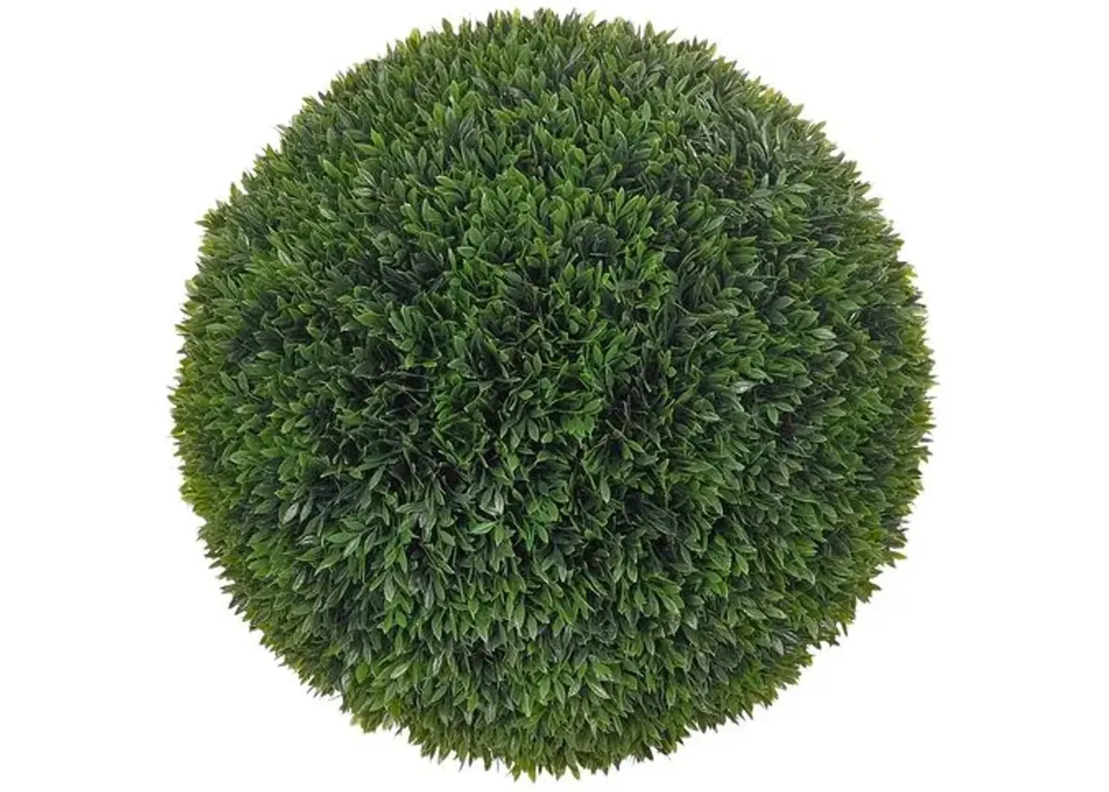 14" Boxwood Ball - Faux - NDI - Green