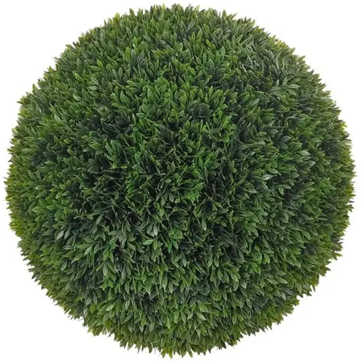 14" Boxwood Ball - Faux - NDI - Green