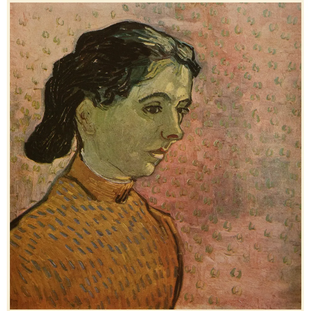 1947 Van Gogh - Portrait of Young Girl - Yellow