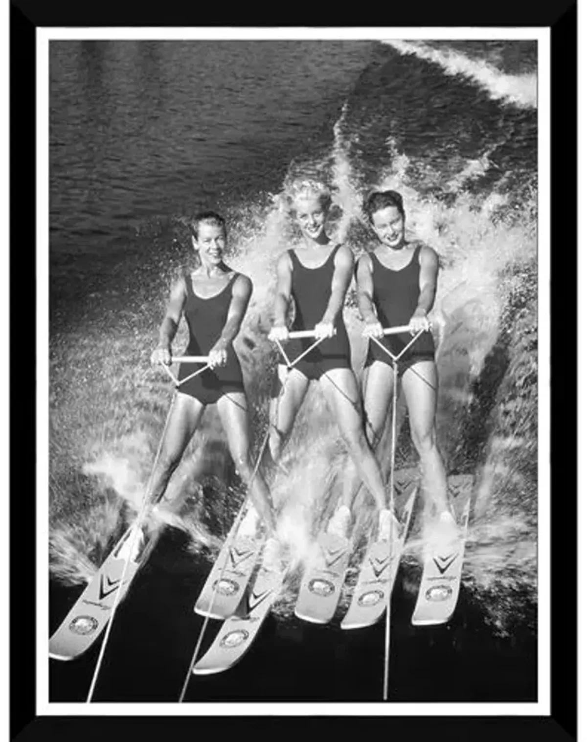 Waterskiing Circa 1960 - Soicher Marin - Black