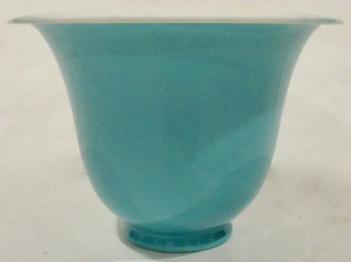 1930s California Pottery Cachepot - The Emporium Ltd. - Blue