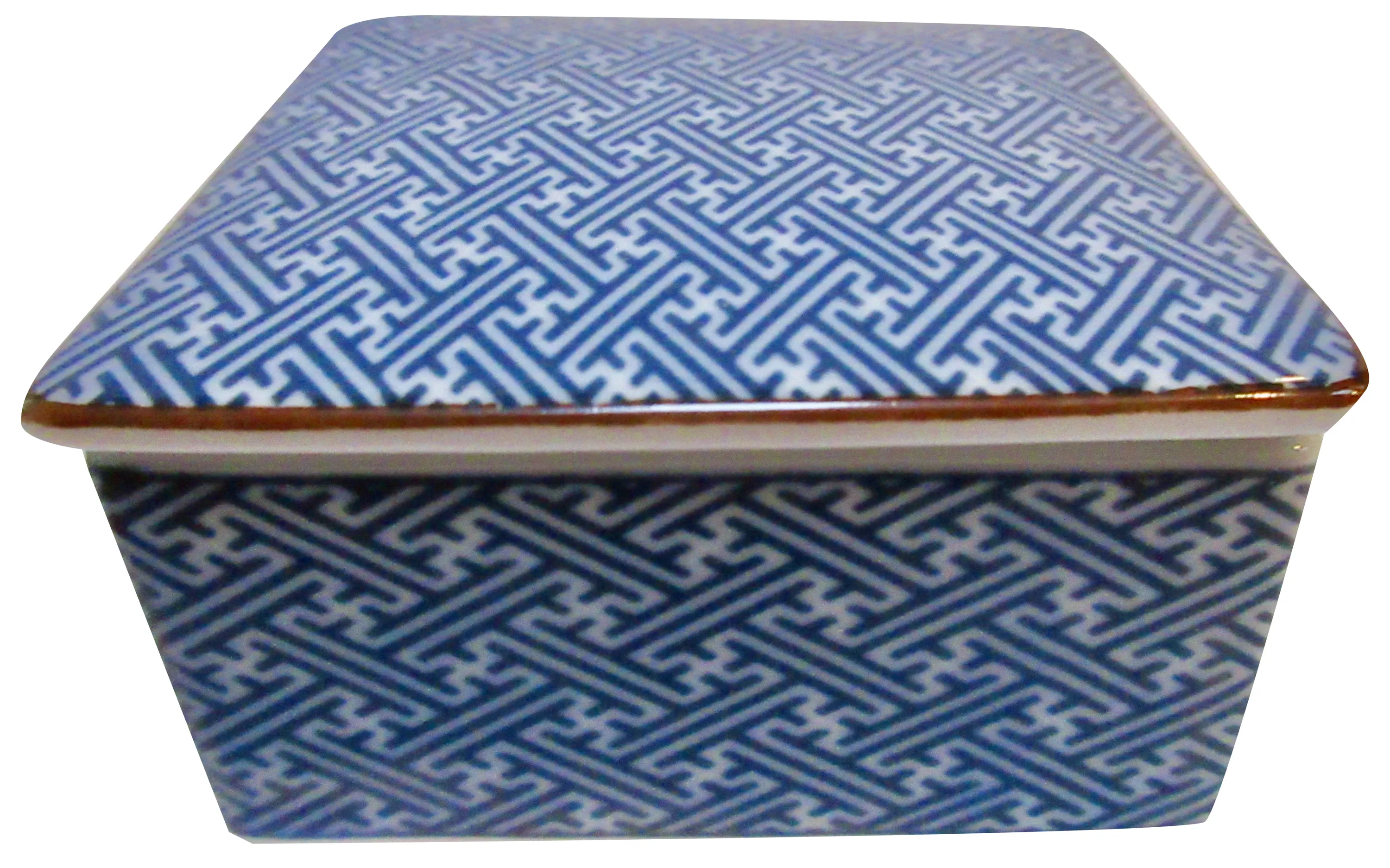 Porcelain Box - The Emporium Ltd. - Blue