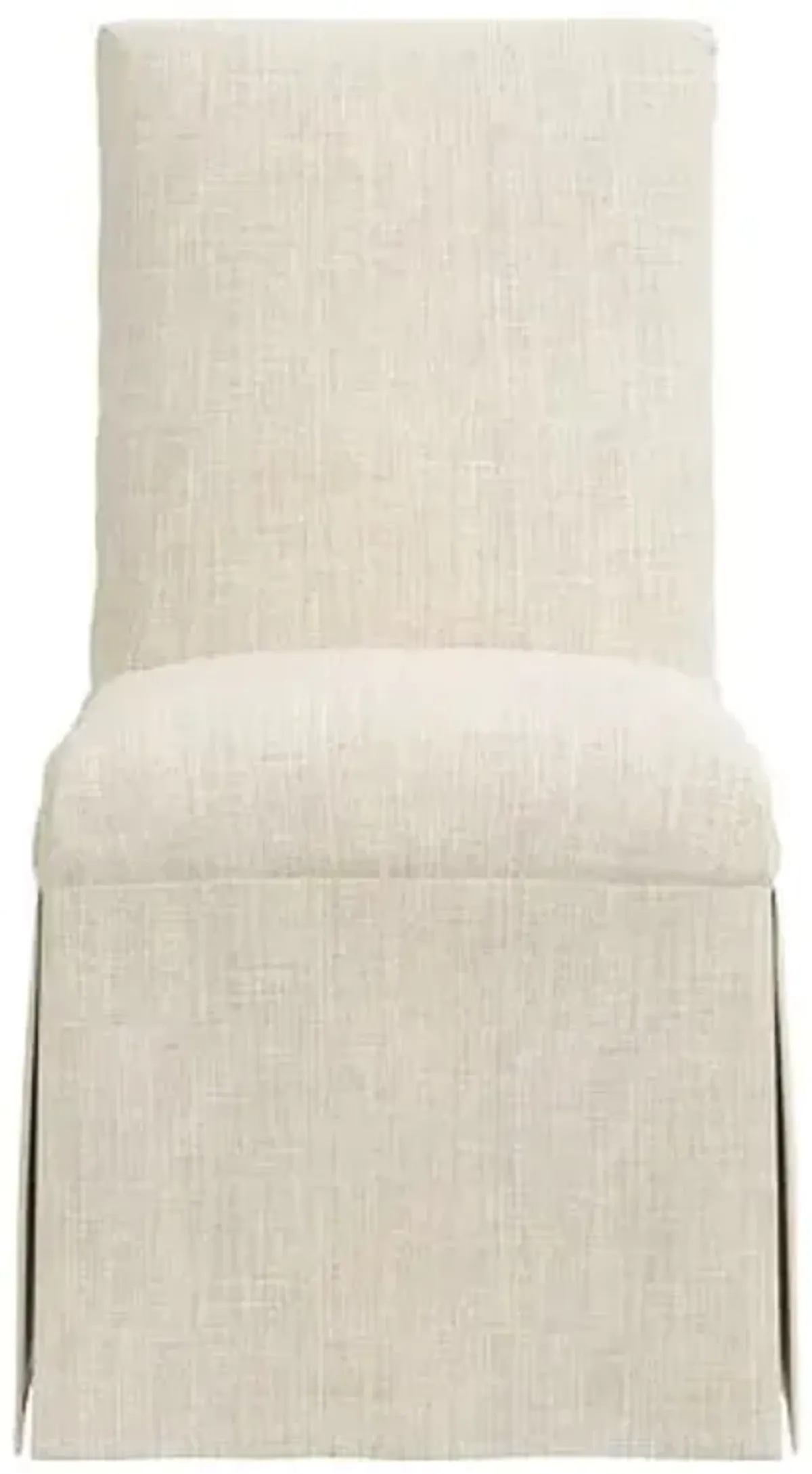 Owen Linen Slipcover Side Chair - Beige