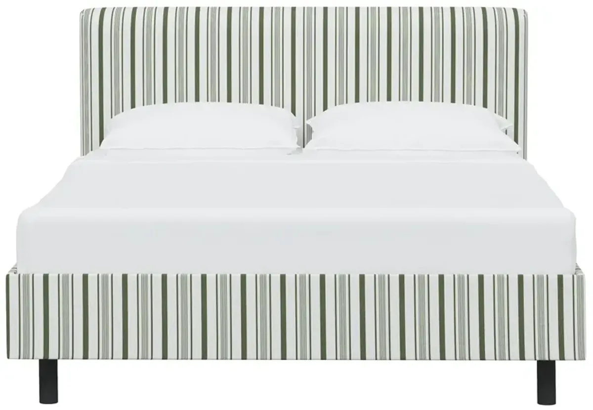 Novak Platform Bed, Luli Stripe