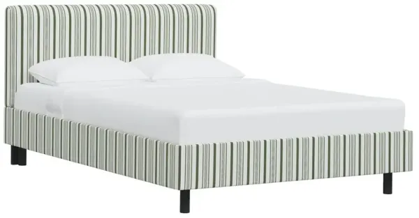 Novak Platform Bed, Luli Stripe