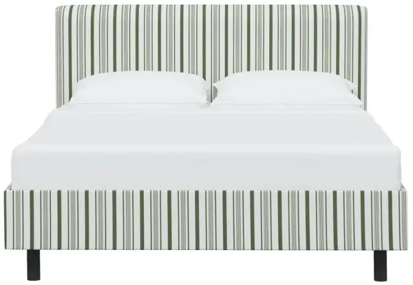 Novak Platform Bed, Luli Stripe