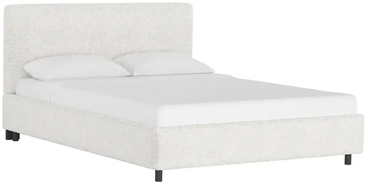 Novak Bouclé Platform Bed