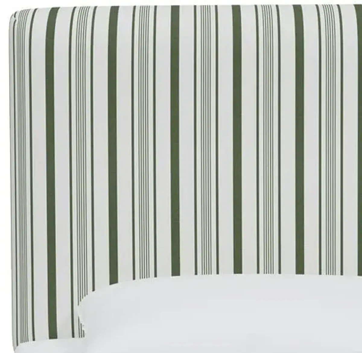 Novak Headboard - Luli Stripe - Green