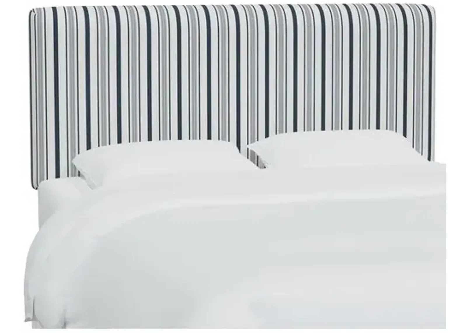 Novak Headboard - Luli Stripe - Blue