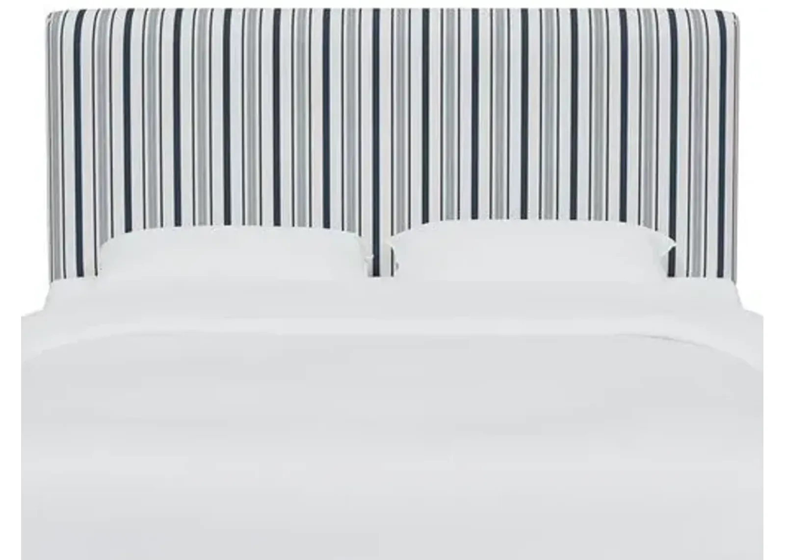 Novak Headboard - Luli Stripe - Blue