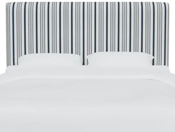 Novak Headboard - Luli Stripe - Blue