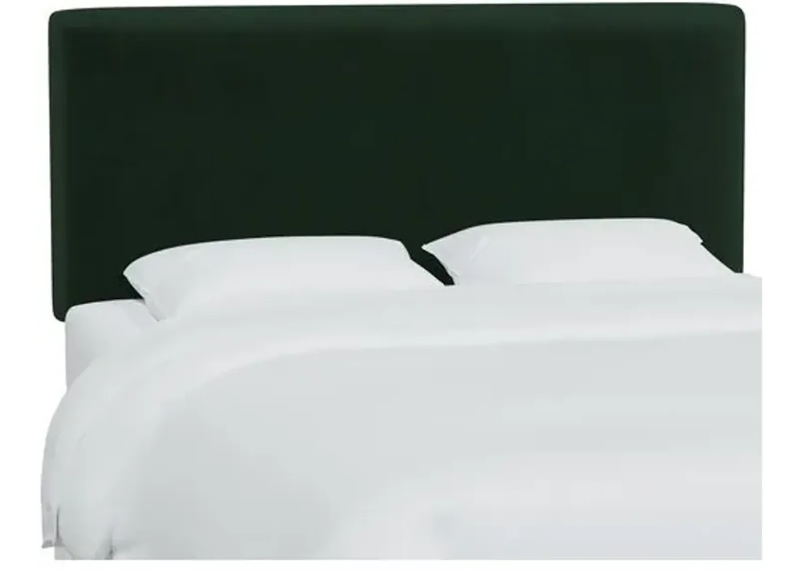 Novak Velvet Headboard - Green