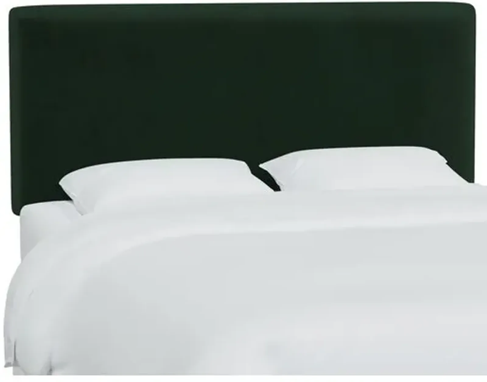 Novak Velvet Headboard - Green