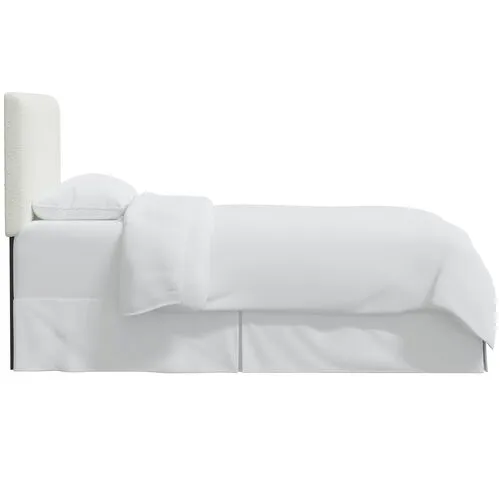 Novak Bouclé Headboard - White