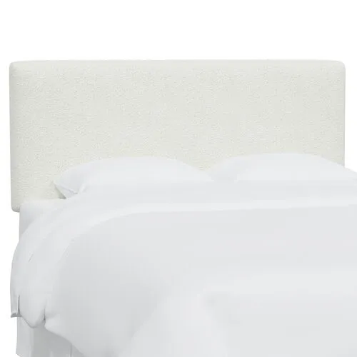 Novak Bouclé Headboard - White