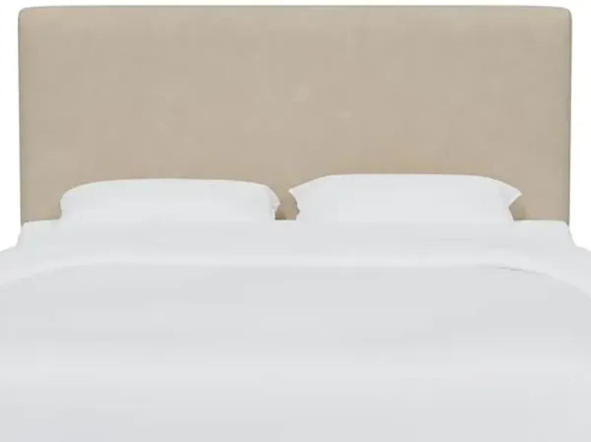 Novak Headboard - Faux Leather - Beige