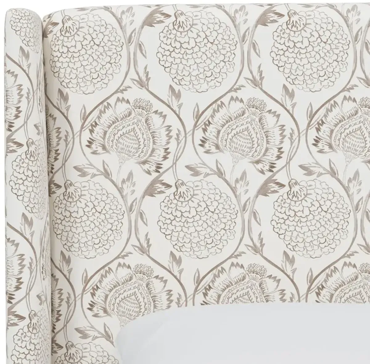 Kelly Wingback Headboard, Ranjit Floral