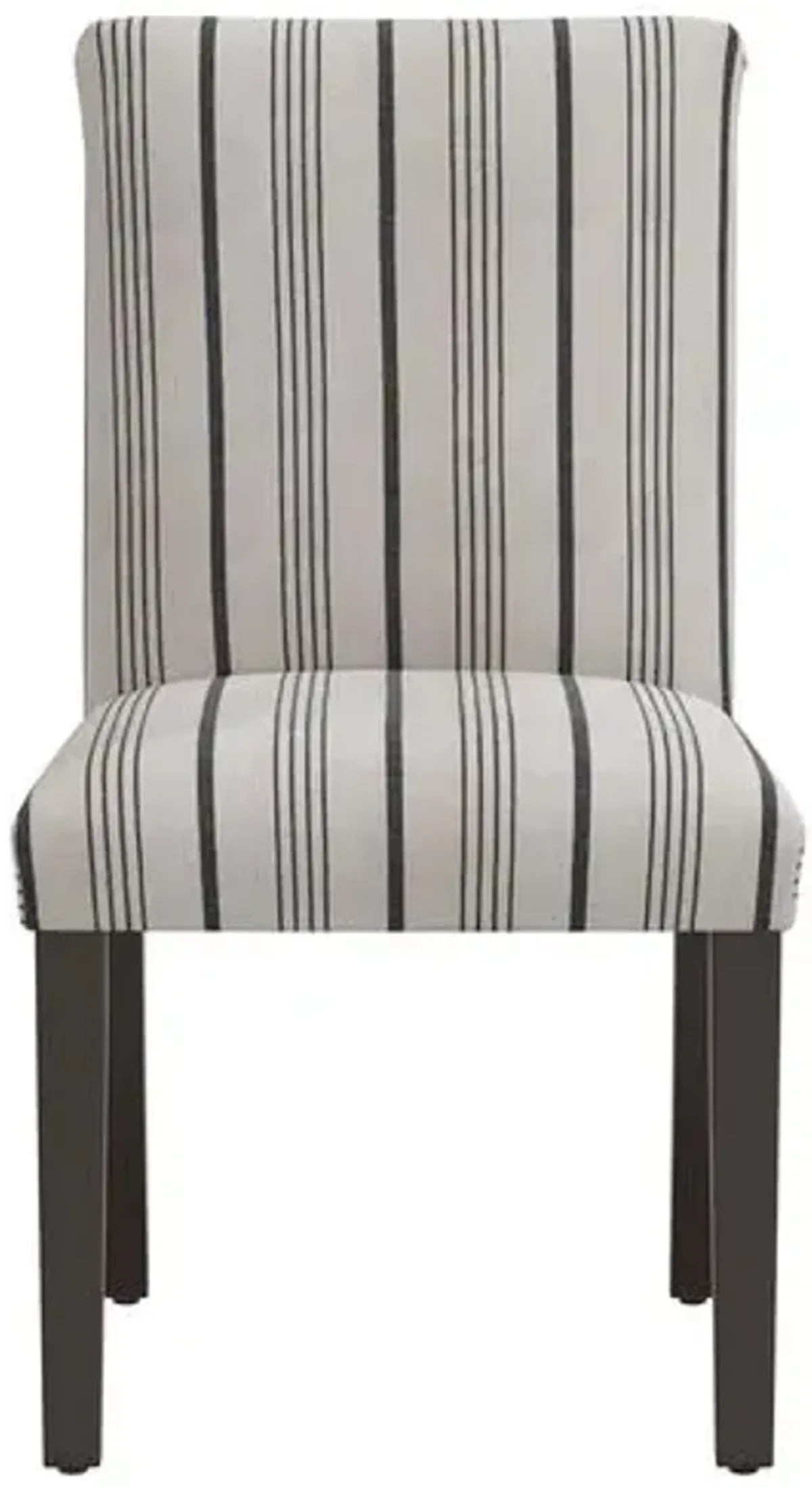 Shannon Side Chair - Alcot Coal - Black