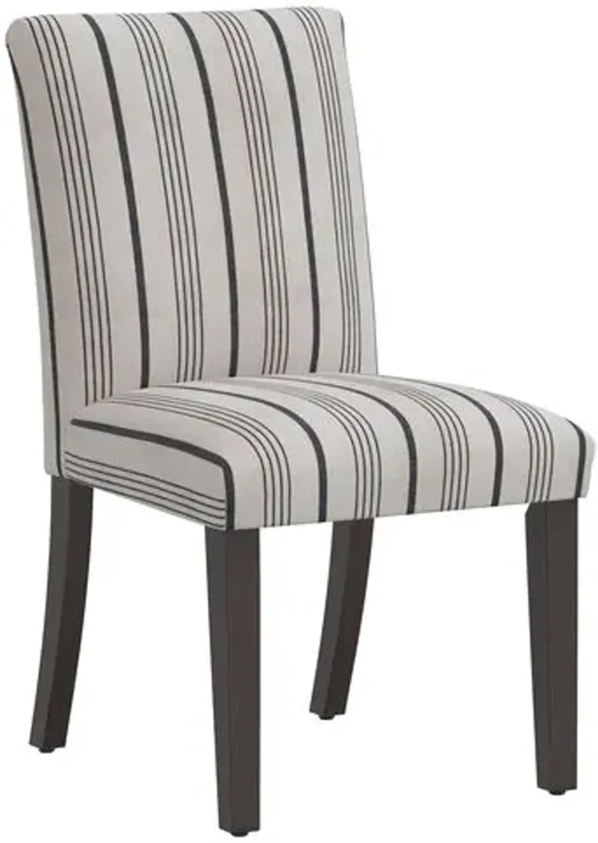 Shannon Side Chair - Alcot Coal - Black