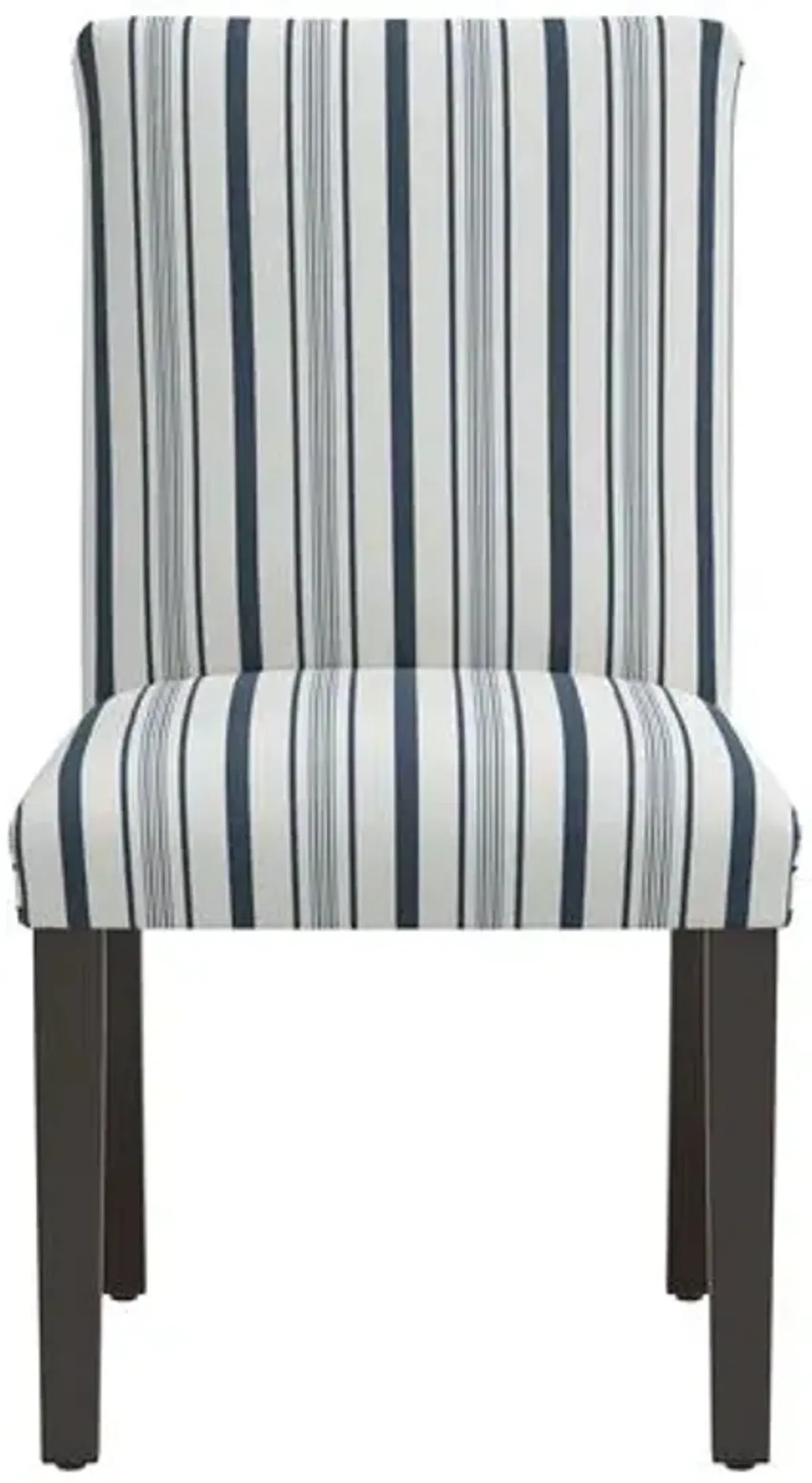 Shannon Side Chair - Luli Stripe - Blue