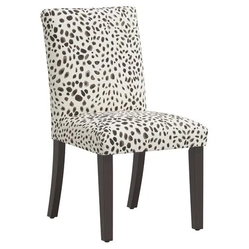Shannon Side Chair - Cheetah - Gray