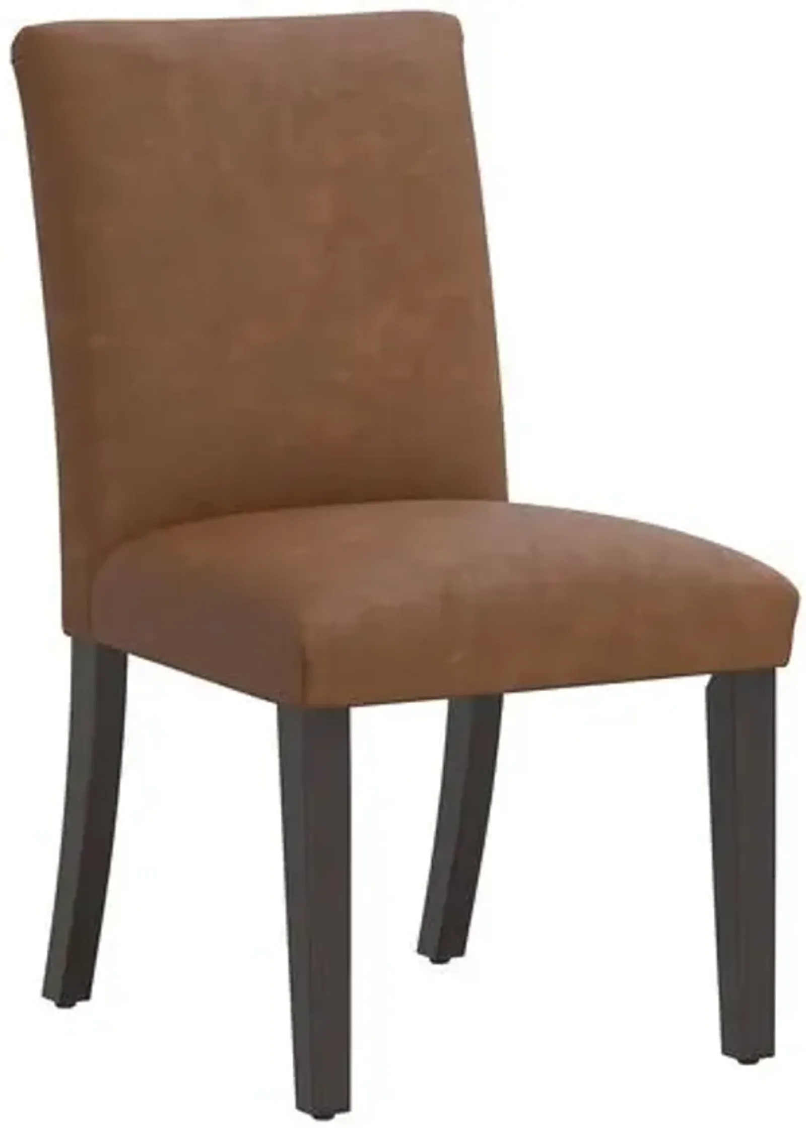 Shannon Faux Leather Side Chair - Brown