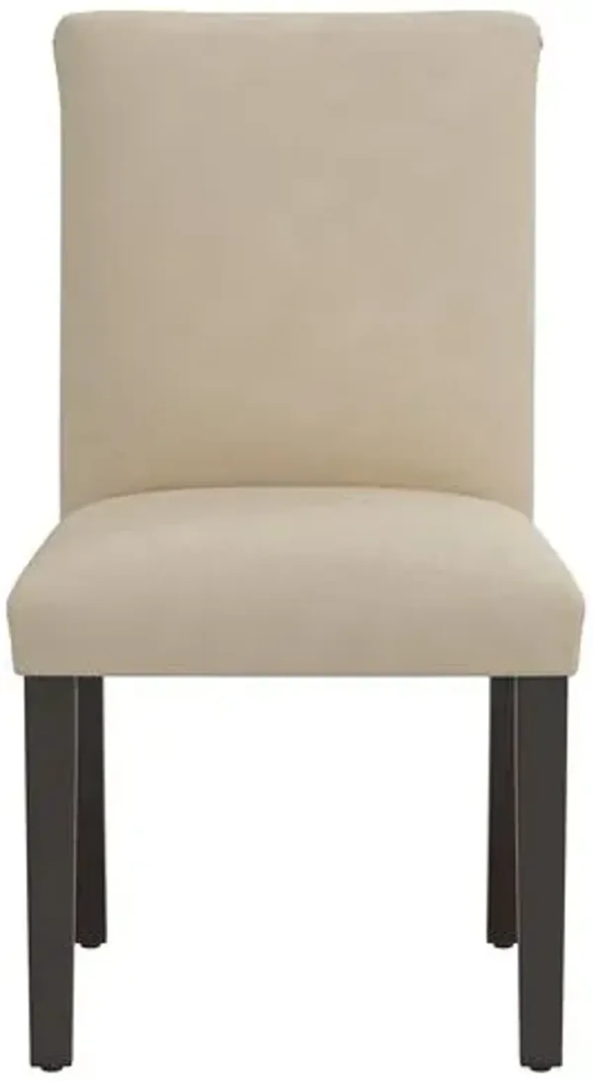 Shannon Faux Leather Side Chair - Beige