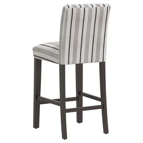 Shannon Barstool - Alcot Coal - Black