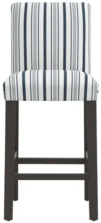 Shannon Barstool - Luli Stripe - Blue