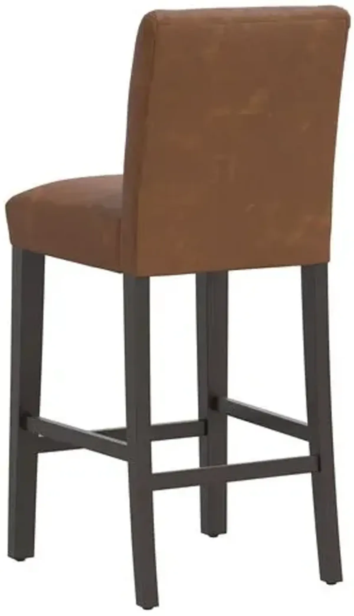 Shannon Faux Leather Barstool - Brown