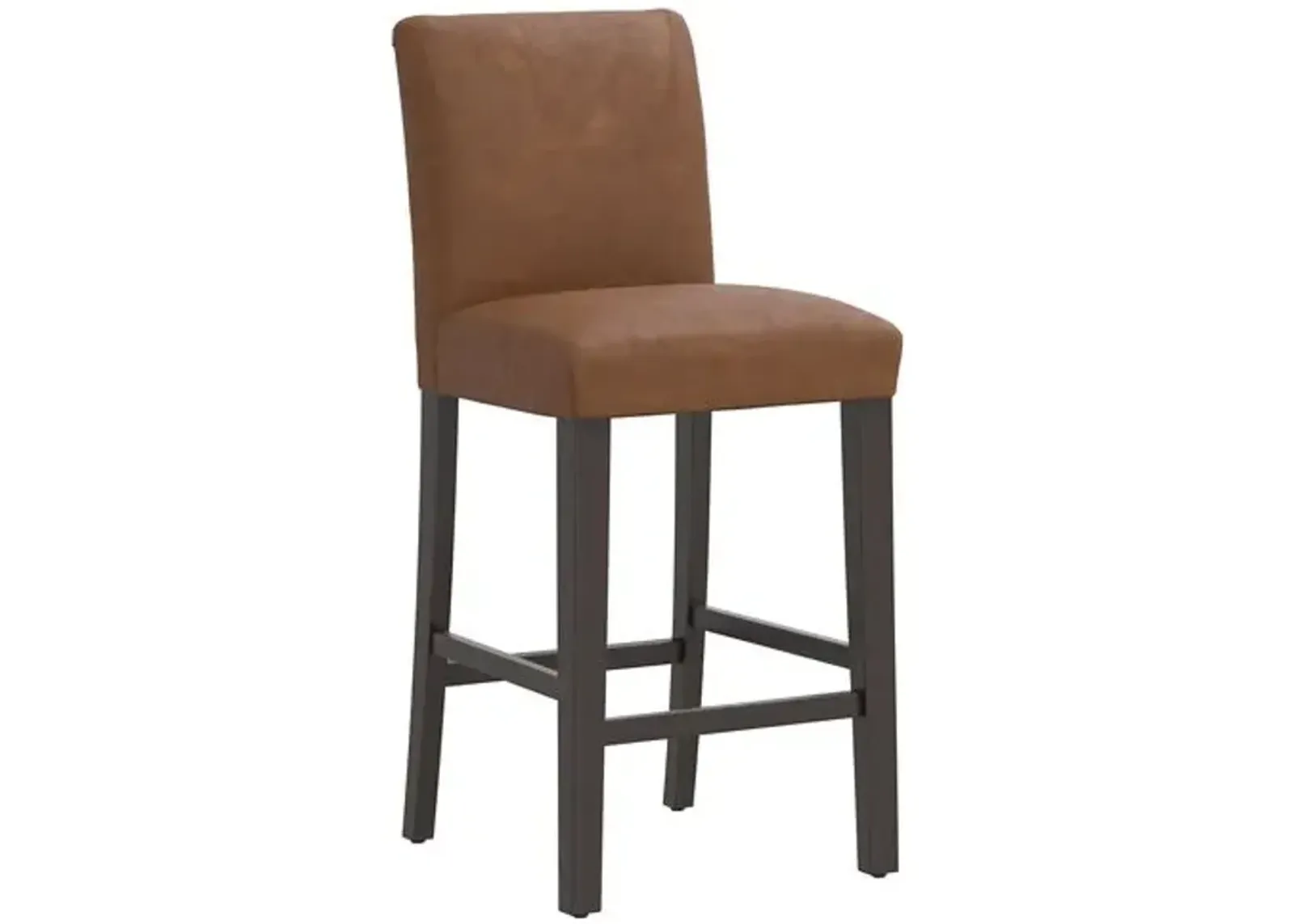 Shannon Faux Leather Barstool - Brown