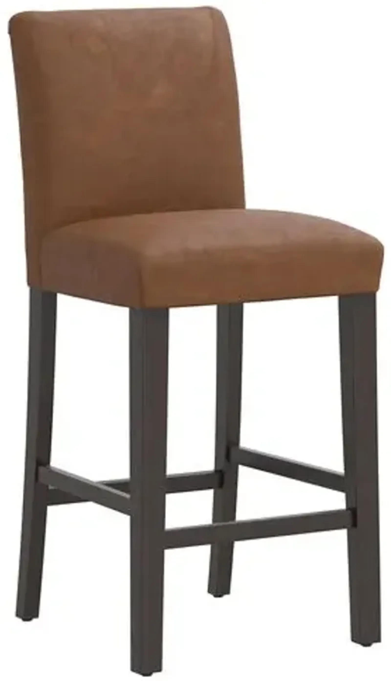 Shannon Faux Leather Barstool - Brown