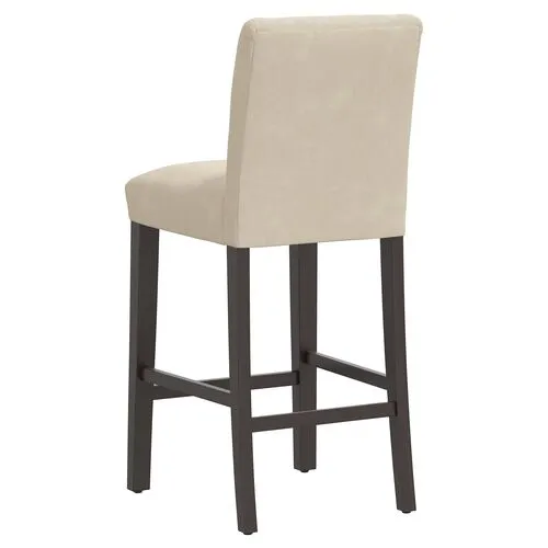 Shannon Faux Leather Barstool - Beige